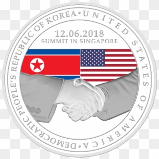 The Singapore Mint - 2018 North Korea United States Singapore Summit Model Clipart