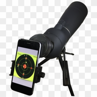 Target Shooting Spotting Scope, Angled 60mm Lens - Lens Clipart