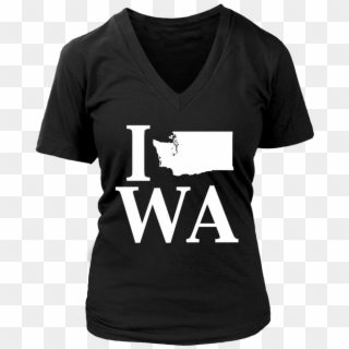 I Heart Love Wa Washington Silhouette State Outline - Active Shirt Clipart