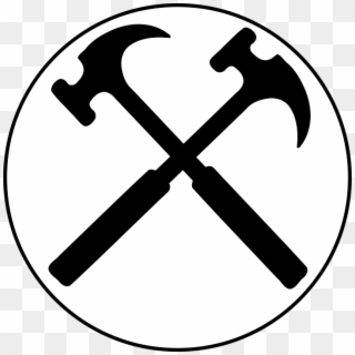 Crossed Hammers Tools Hammer Repair Symbol - Crossed Hammers Clipart