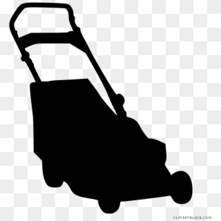 Lawn Mower Page Of Clipartblack Com Tools Ⓒ - Lawn Mower Silhouette Png Transparent Png