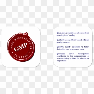 Gmp - Good Manufacturing Practice Clipart