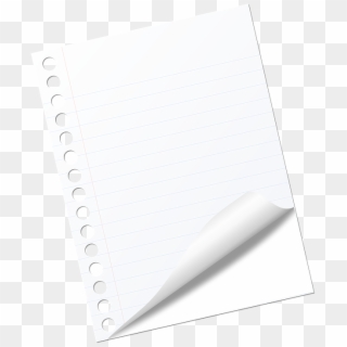 Note Page Blank White Business Notebook Office - White Page In Notebook Clipart