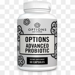 Gmp* Certified Options Advanced Probiotic - Bottle Clipart