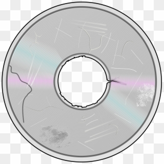 Broken Cd Clip Art - Png Download