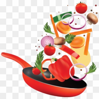 Fry Pan Cooking - Food Clipart