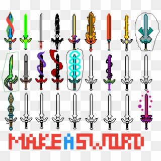 "make A Sword" Collab - Sword Clipart