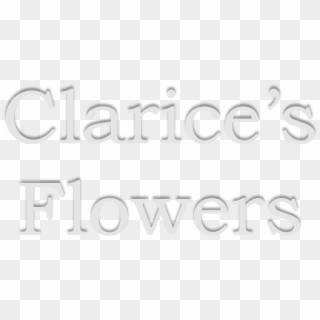 Clarice's Flowers - Calligraphy Clipart