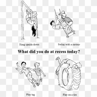 Sample Of Activities On Recess Self-report - Cartoon Clipart