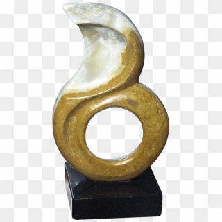 Leonardo Nierman Abstract Onyx Sculpture, 'la Flama' - Bronze Sculpture Clipart