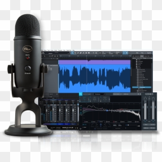 Blue Microphones Yeti Blackout Studio Usb Microphone - Blue Yeti Studio Blackout Clipart