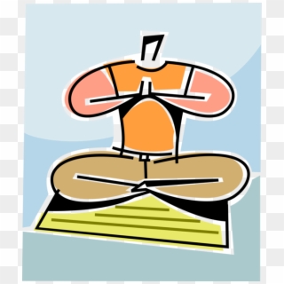 Vector Illustration Of Meditation And Its Symbiotic Clipart