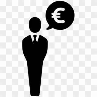 Clip Art Royalty Free Stock Euro Earnings Salesman - Sign - Png Download