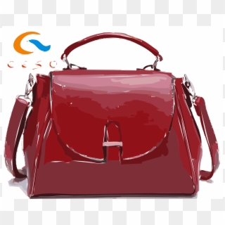 Clip Transparent Stock Handbag Leather Messenger Bags - Purse Red Png