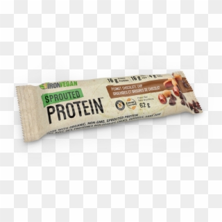 Iron Vegan Sprouted Protein Bar Peanut Chocolate Chip - Iron Vegan Protein Bars Clipart