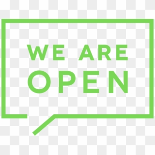 Thumbnail Image - We Are Open Png Clipart