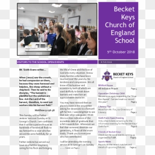 2018 10 05 - Becket Keys Church Of England School Clipart