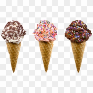 Ice Cream In Cones Clipart
