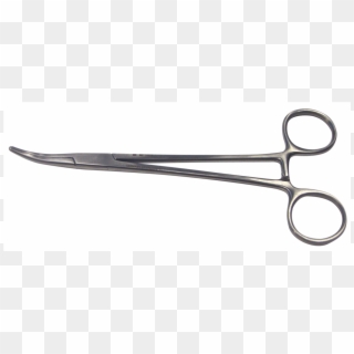 Schnidt Tonsil Forcep Ring Handle, Curved, Serrated, - Scissors Clipart