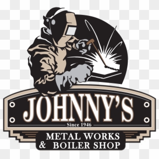Johnny's Boiler Shop Logo - Illustration Clipart