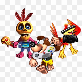 Banjo-kazooie By Dressing The Cast Up In The Consoles - Banjo Kazooie Clipart