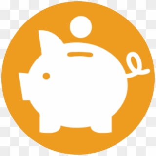 Be The Change - Piggy Bank Png White Clipart