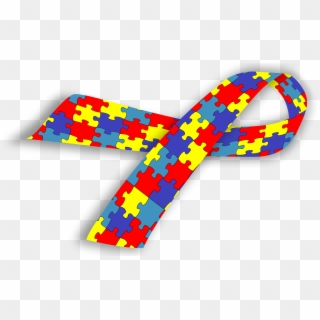 Autism Awareness Ribbon - Autism Png Clipart