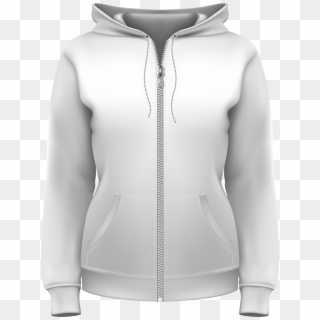 White Hoodie Png Clipart - 3d 옷 Transparent Png