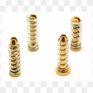 Accessories / Copper Push Pins With Compression Springs - Brass Clipart