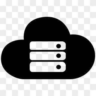 Cloud Server Clipart Transparent - Server Cloud Free Icon - Png Download