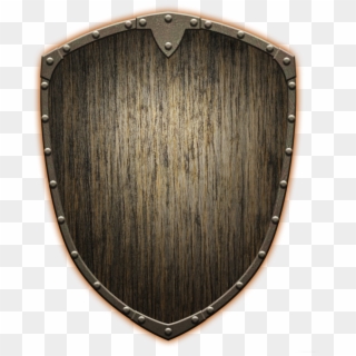 Clipart Shield Simple - Wood Shield Png Transparent Png