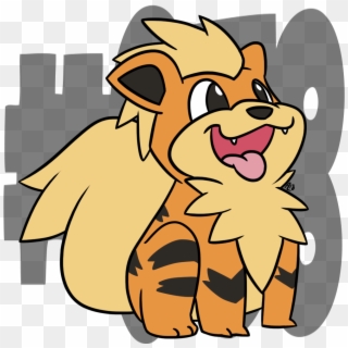 Cran On Twitter - Happy Growlithe Clipart