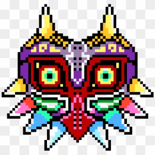 Majoras Mask 8 Bit - Pixel Art Zelda Majora's Mask Clipart