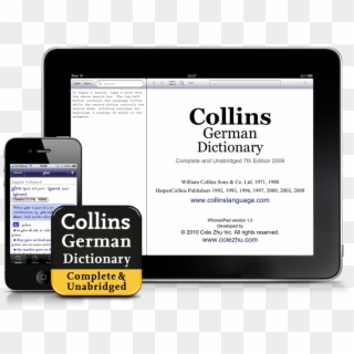 Collins German English Dictionary For Iphone And Ipad - Collins English Dictionary Clipart