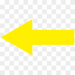 Yellow Arrow Left - Left Arrow Black Background Clipart
