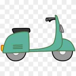 Scooter Png - Clip Art Moped Transparent Png