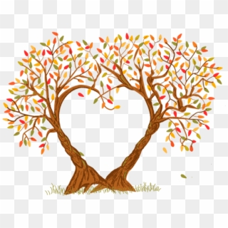 Illustration Designed By Custom Graphics And Signs, - Love Trees Drawing Clipart