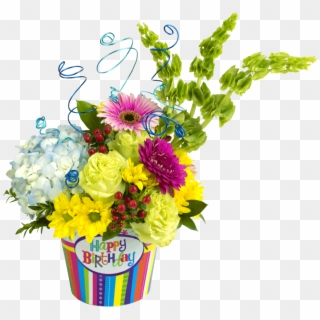 Happy Birthday Flowers Png Clipart