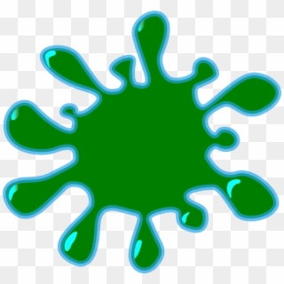 Splash Clipart Dark Green - Splash Clip Art - Png Download