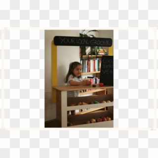 Kids Play Shop Counter - Interior Design Clipart
