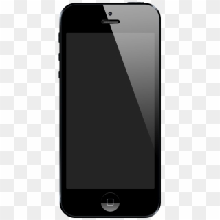 Iphone 5 Black Front Clipart