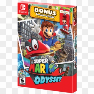 Super Mario Odyssey Starter Pack Box Art - Super Mario Odyssey Bonus Traveler's Guide Clipart