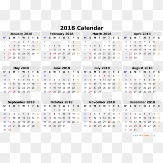 Calendar 2018 Png Transparent - 2018 Singapore Calendar With Public Holiday Clipart