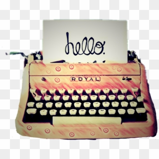 Typewriter Sticker - Cute Typewriter Clipart
