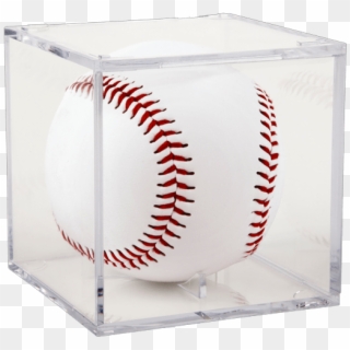 Acrylic Baseball Dispaly Case - Baseball Clipart