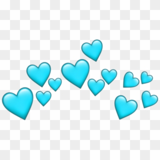Crown Emoji Heart Tumblr Blue Pictures - Orange Emoji Hearts Png Clipart