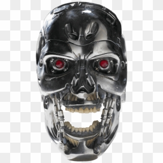 Terminator Skull Head Png - Terminator Face Effect Png Clipart