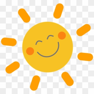 Happy & Ecstatic Sel Sun - Mostly Sunny Symbol Weather Clipart