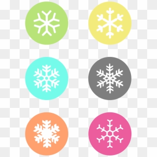 Snowflake Gift Tag Printable Clipart