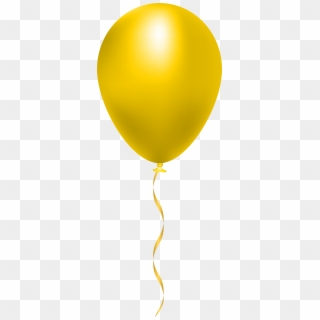 Ballons Transparent Yellow - Yellow Balloon Clipart Png